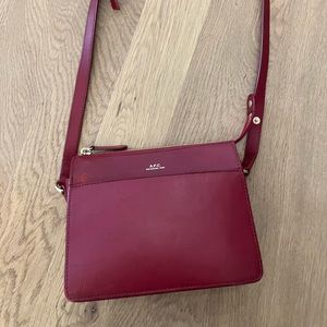 APC red purse